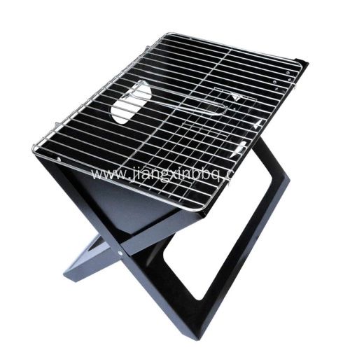 Foldable and Portable Compact Notebook Charcoal BBQ X-grill